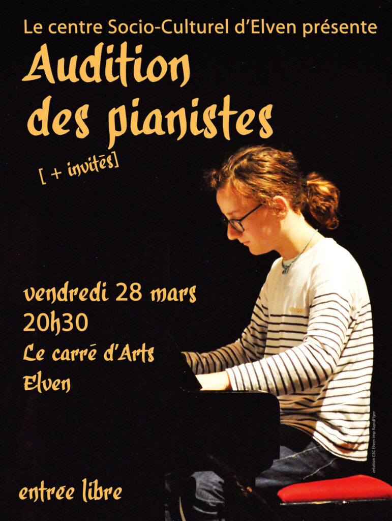 audition des pianistes