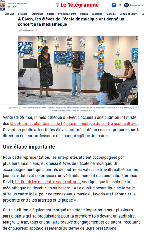 audition chant26 teleg